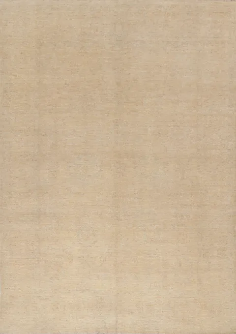 Vegetable Dye Muted Oushak Turkish Area Rug 8x10