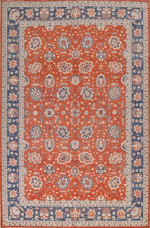 Vegetable Dye Ziegler Turkish Area Rug 9x12