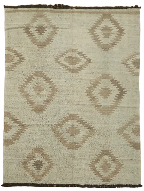 Natural Dye Kilim Handmade Area Rug 5x7
