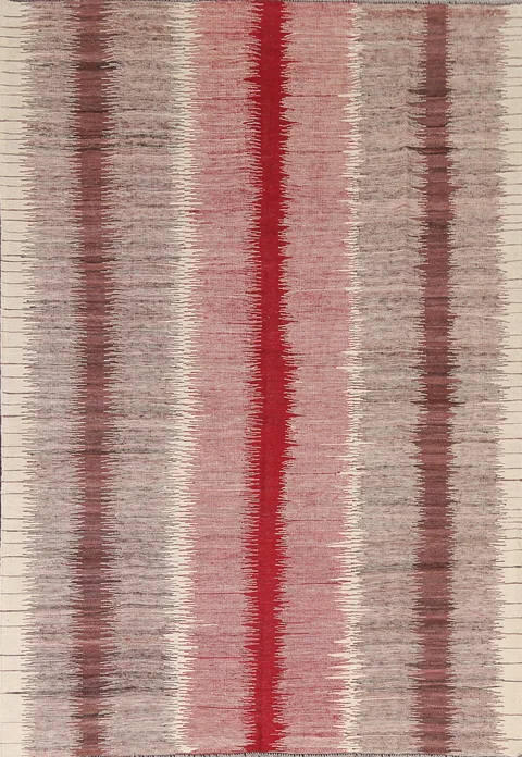 Natural Dye Kilim Handmade Area Rug 6x8