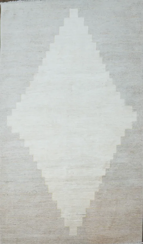 Geometric Gabbeh Persian Area Rug 5x8