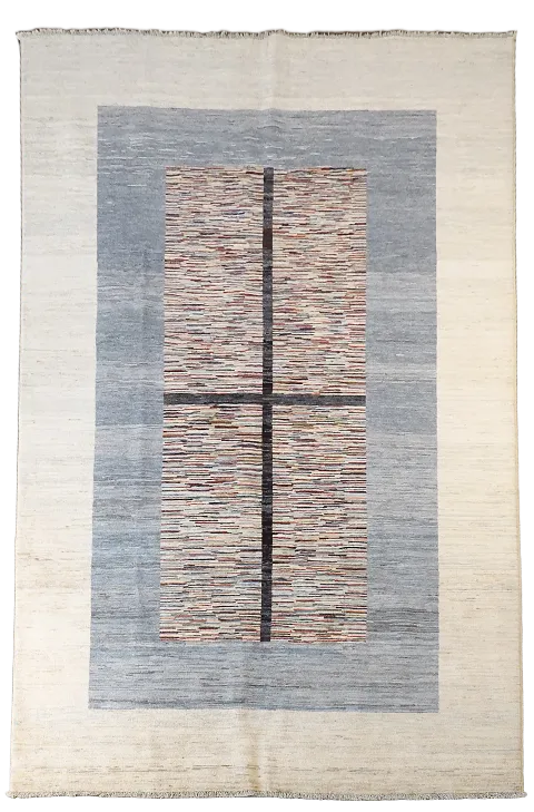 Geometric Gabbeh Kashkoli Handmade Area Rug 6x10
