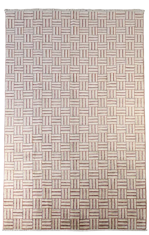 Modern Gabbeh Kashkoli Oriental Area Rug 6x10
