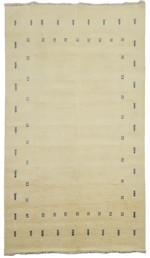 Tribal Gabbeh Persian Area Rug 6x10