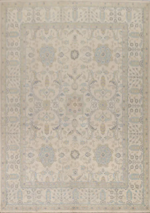 Vegetable Dye Floral Ziegler Oriental Area Rug 8x10