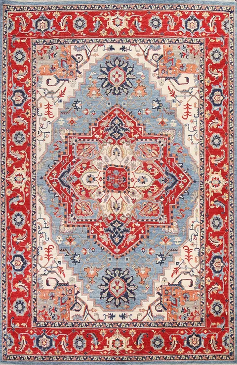 Vegetable Dye Heriz Serapi Oriental Area Rug 8x11