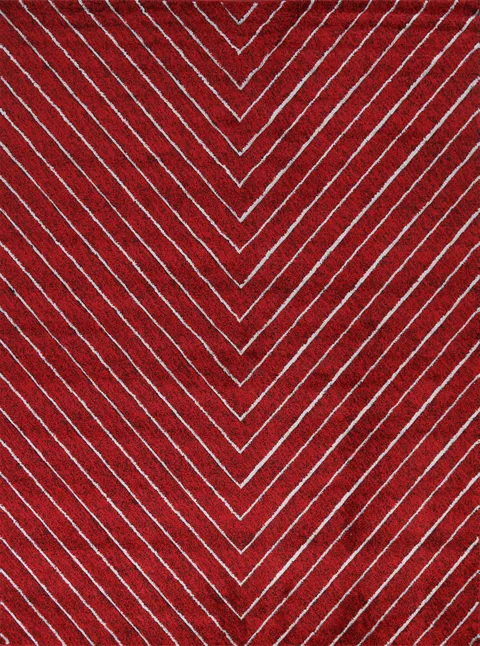 Red Transitional Oriental Area Rug