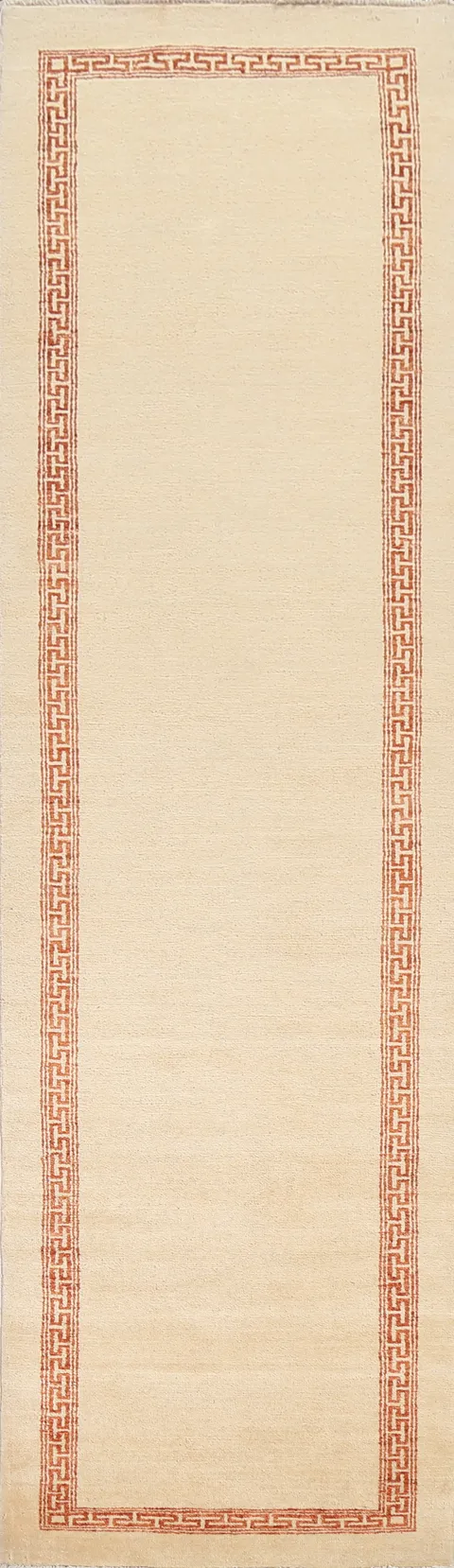 Handmade Gabbeh Kashkoli Oriental Runner Rug 3x11