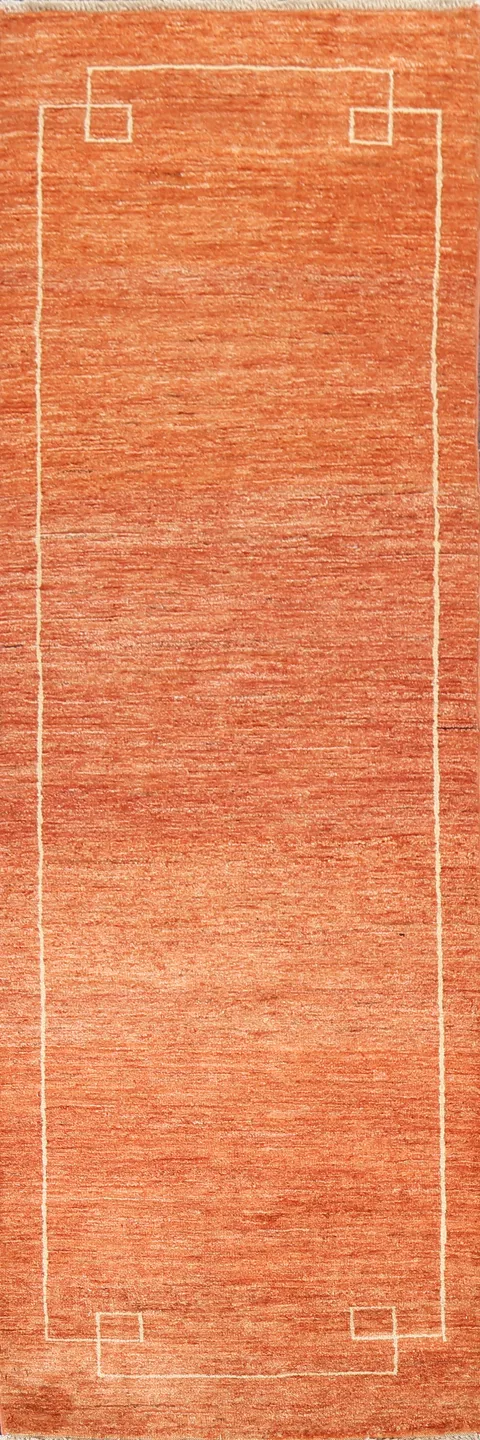 Gabbeh Kashkoli Oriental Runner Rug 3x9