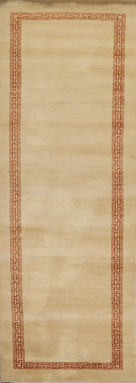Wool Gabbeh Kashkoli Oriental Runner Rug 3x9