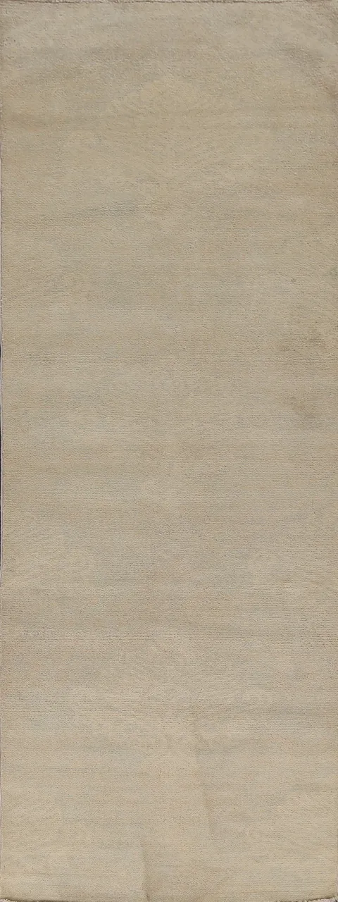 Muted Gabbeh Kashkoli Oriental Runner Rug 3x10