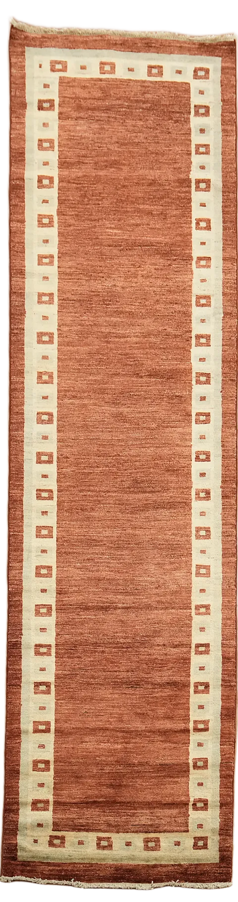 Geometric Gabbeh Kashkoli Oriental Runner Rug 3x10