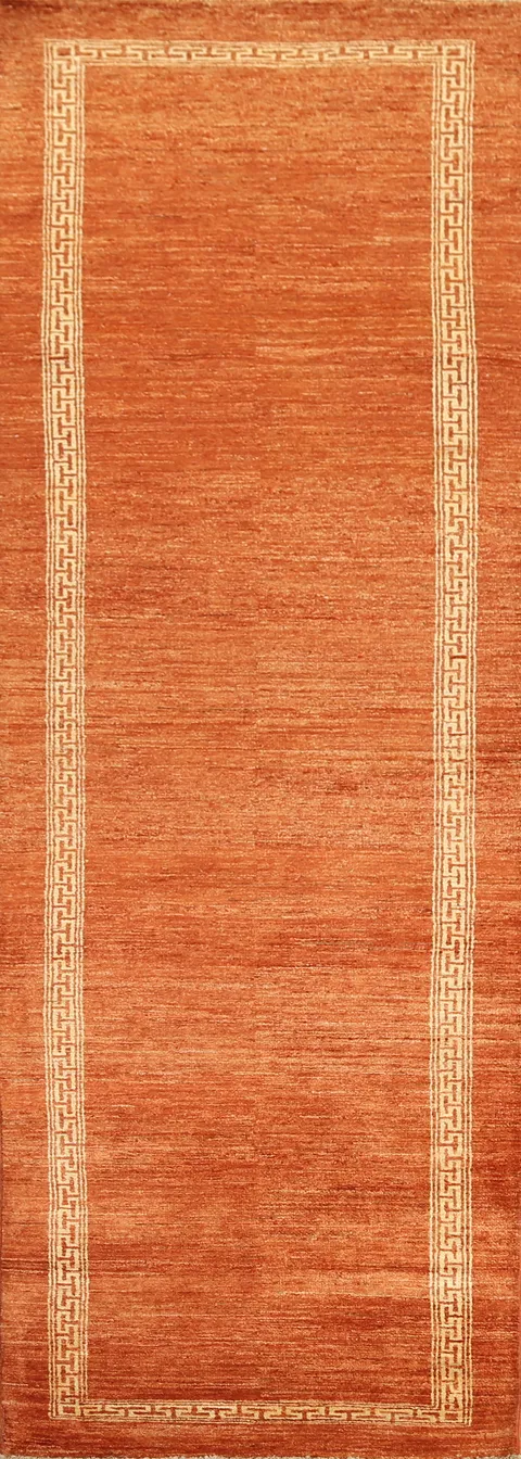 Wool Gabbeh Kashkoli Oriental Runner Rug 3x10