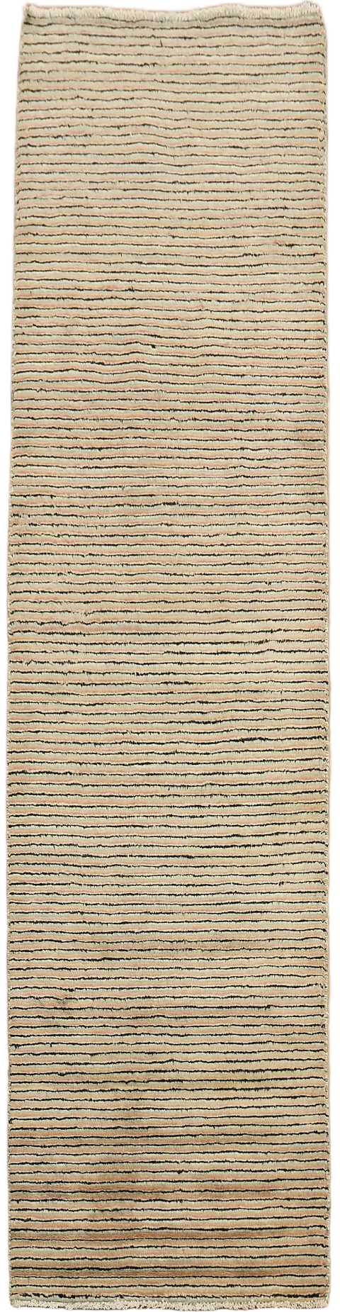 Striped Gabbeh Kashkoli Oriental Runner Rug 2x7