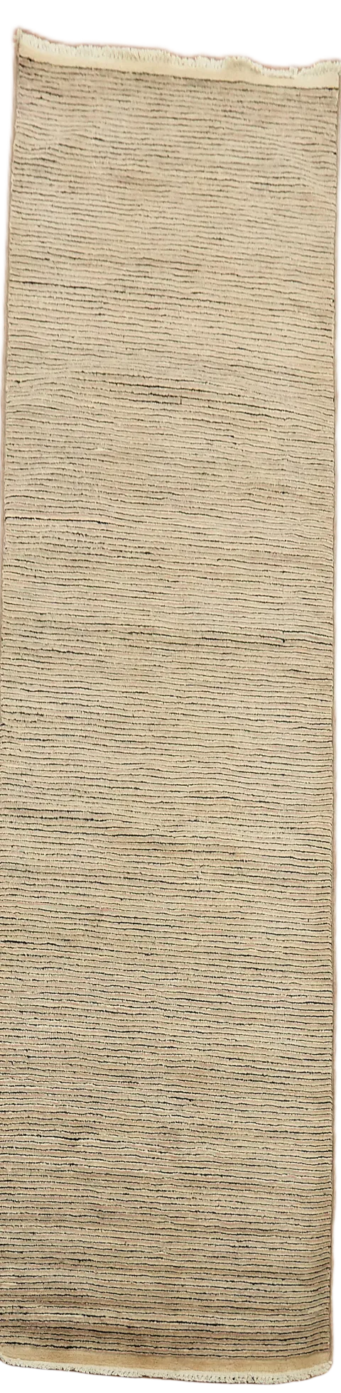Striped Gabbeh Kashkoli Oriental Runner Rug 2x10