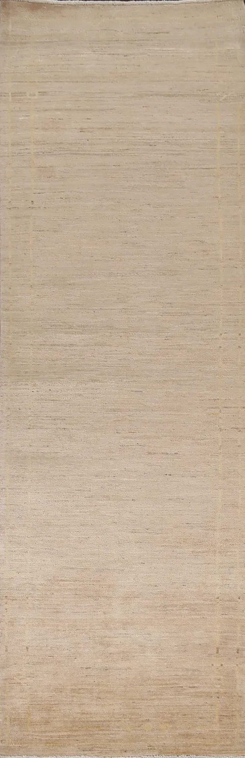 Handmade Wool Gabbeh Kashkoli Oriental Runner Rug 3x10