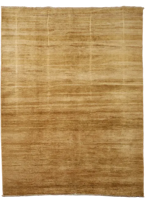 Soft Earth Tones: Contemporary Brown Wool Rug for All Room Décor 6x9