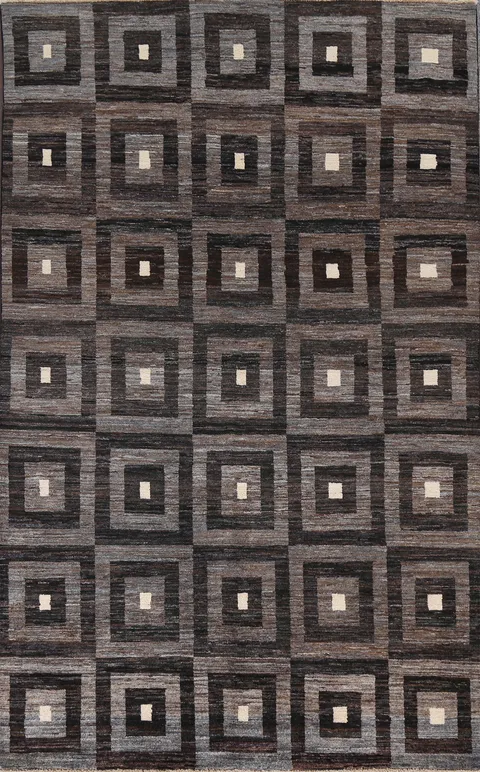 Contemporary Gabbeh Kashkoli Oriental 5x8