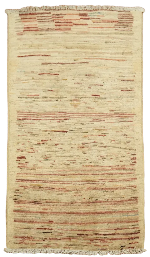 Handmade Gabbeh Kashkoli Oriental Wool Rug 2x4