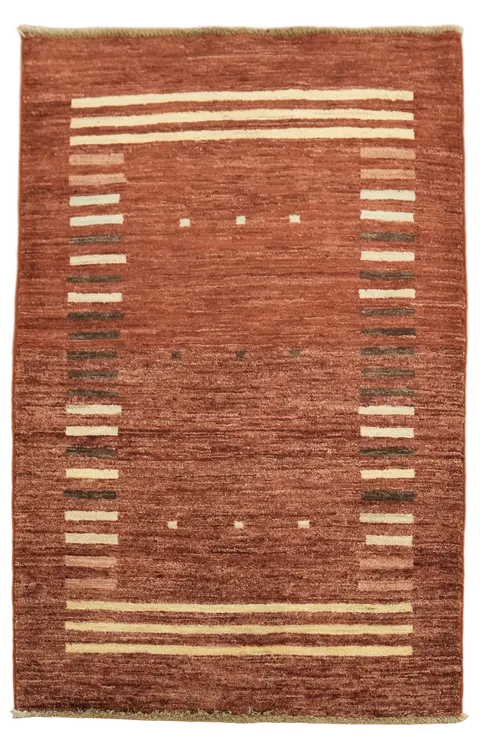 Geometric Gabbeh Kashkoli Oriental Handmade Rug 3x4