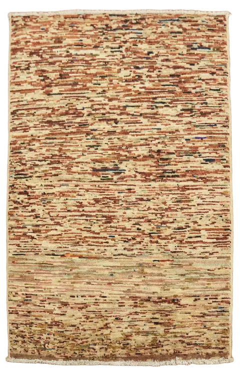 Handmade Gabbeh Kashkoli Oriental Wool Rug 3x4