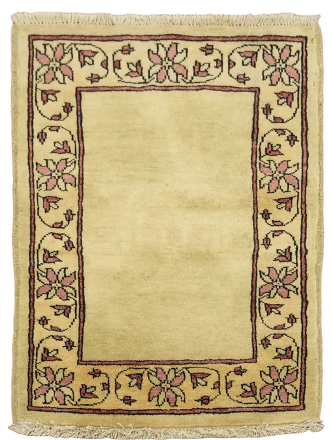 Handmade Gabbeh Kashkoli Oriental Wool Rug 2x3