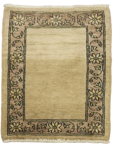 Handmade Gabbeh Kashkoli Oriental Wool Rug 2x3