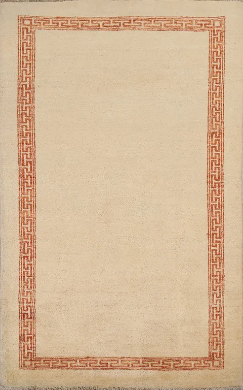 Handmade Gabbeh Kashkoli Oriental Area Rug 3x5