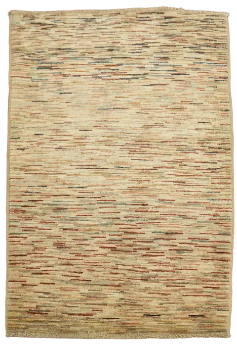 Striped Gabbeh Kashkoli Oriental Handmade Rug 3x4