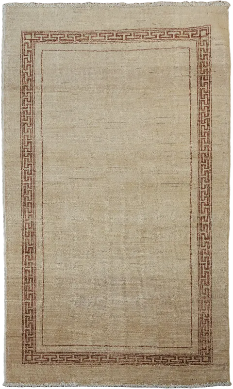 Handmade Gabbeh Kashkoli Oriental Wool Rug 3x5