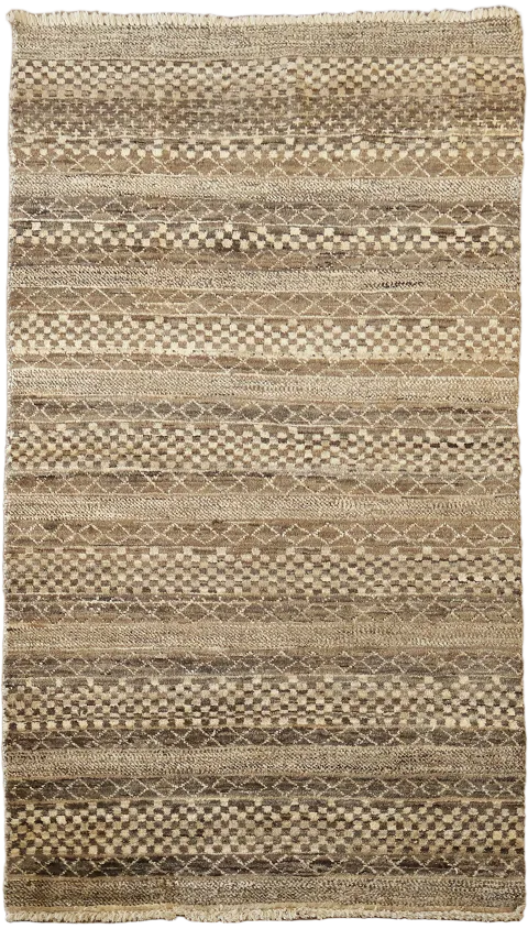 Handmade Gabbeh Kashkoli Oriental Rug 3x5