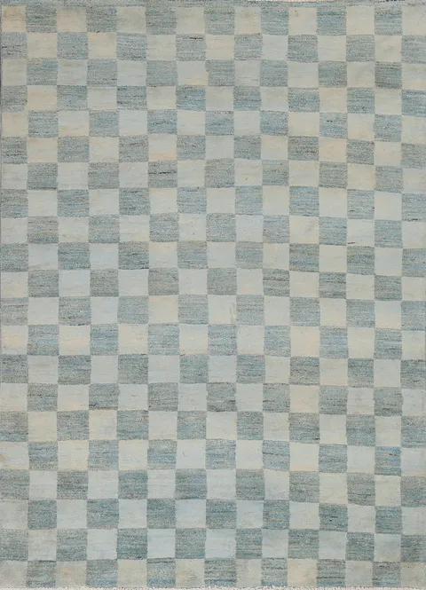Checkered Gabbeh Kashkoli Oriental Area Rug 5x7