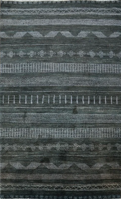 Tribal Gabbeh Kashkoli Oriental Area Rug 4x6