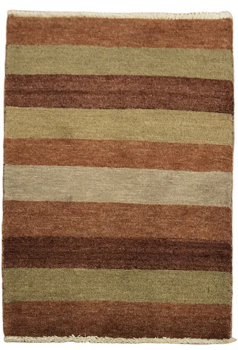 Striped Gabbeh Kashkoli Oriental Rug 2x3