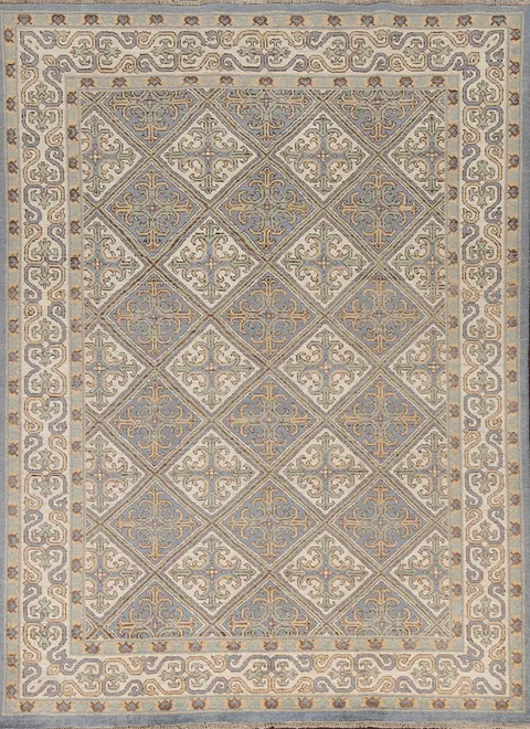 Vegetable Dye Khotan Oriental Handmade Rug 5x8