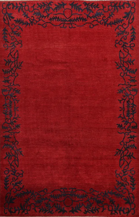 Red Gabbeh Kashkoli Oriental Area Rug 6x10