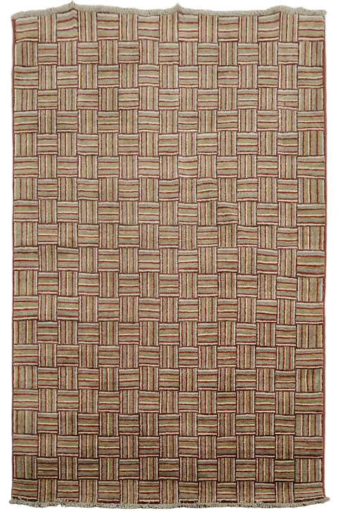 Handmade Wool Gabbeh Kashkoli Oriental Area Rug 5x6