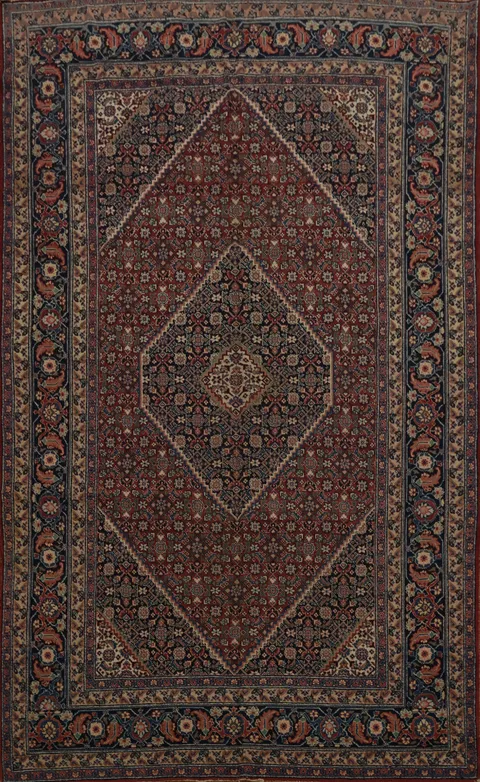 Antique Vegetable Dye Tabriz Persian Area Rug 6x10