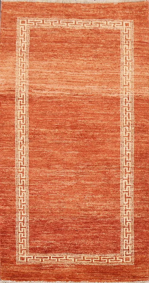 Handmade Gabbeh Kashkoli Oriental Runner Rug 2x5
