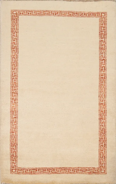 Handmade Gabbeh Kashkoli Oriental Area Rug 3x5
