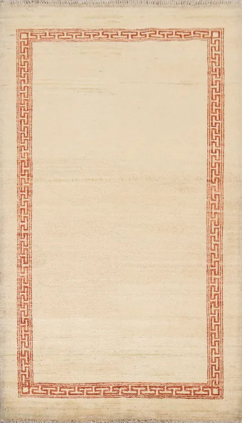 Handmade Gabbeh Kashkoli Oriental Wool Rug 3x5