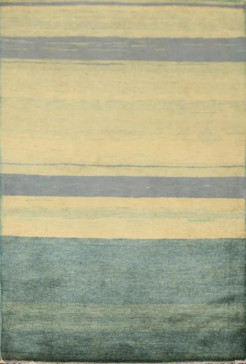 Contemporary Gabbeh Kashkoli Oriental Handmade Rug 3x5