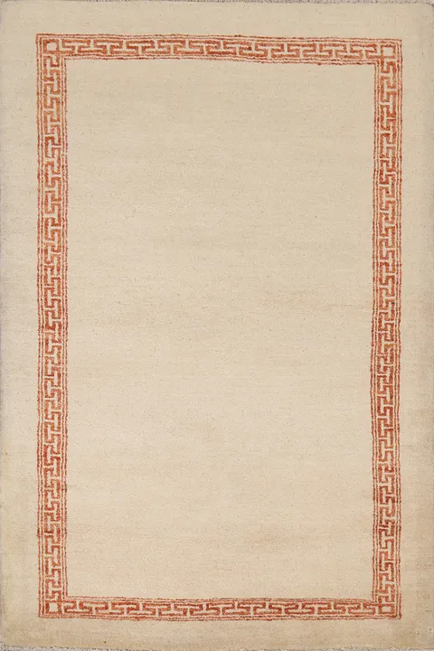 Handmade Gabbeh Kashkoli Oriental Wool Rug 3x5