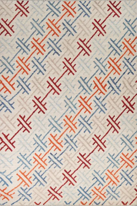 Hand-Knotted Moroccan Vegetable Dye Area Rug 6x8