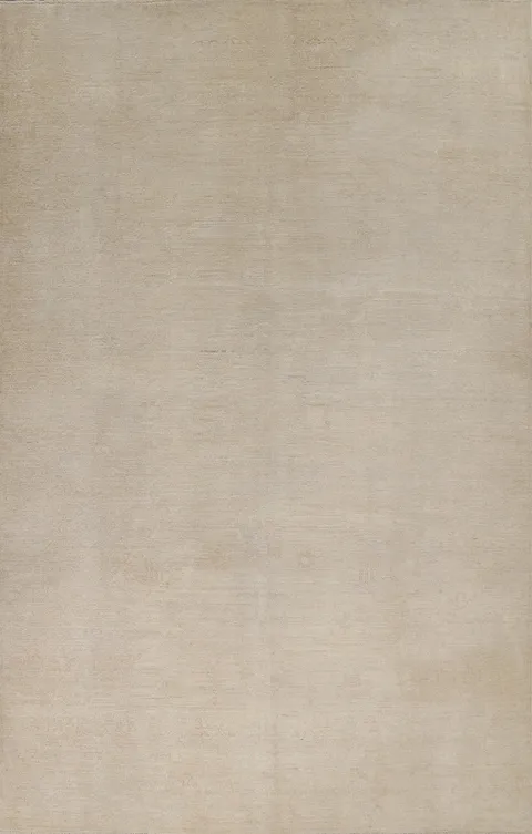 Vegetable Dye Muted Oushak Wool Turkish Rug 8x11