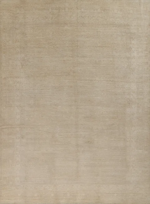 Vegetable Dye Muted Oushak Handmade Turkish Rug 8x10
