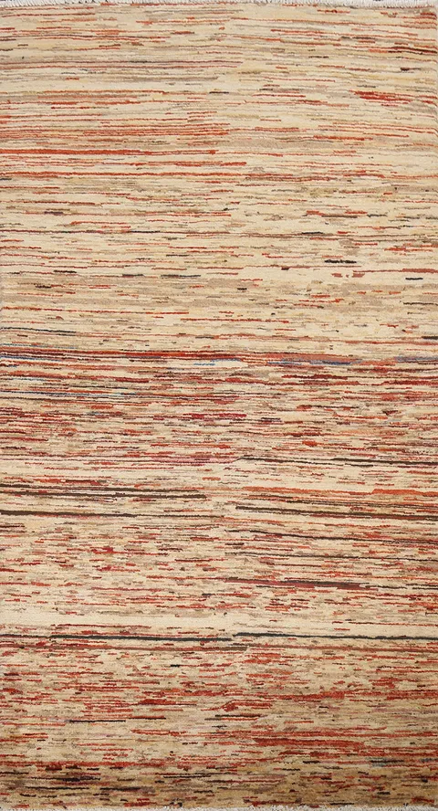 Handmade Gabbeh Kashkoli Oriental Rug 3x6