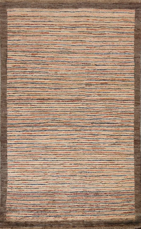 Handmade Gabbeh Kashkoli Oriental Rug 3x5