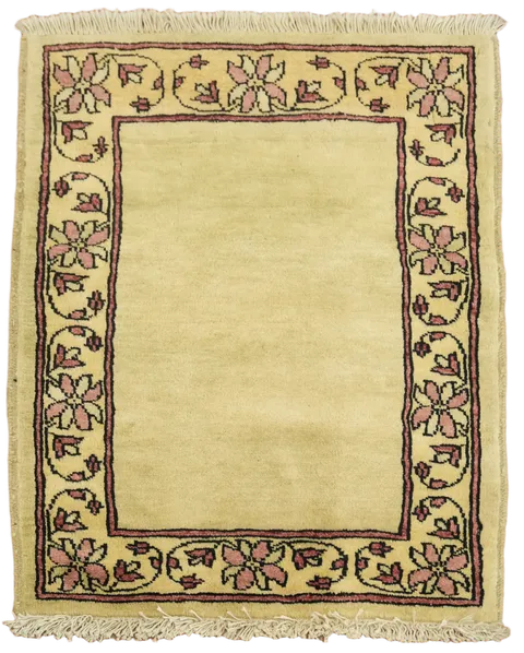 Handmade Gabbeh Kashkoli Oriental Wool Rug 2x3
