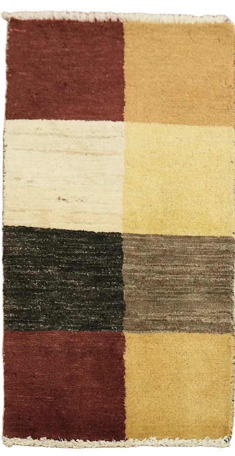 Contemporary Gabbeh Kashkoli Wool Oriental Rug 2x3